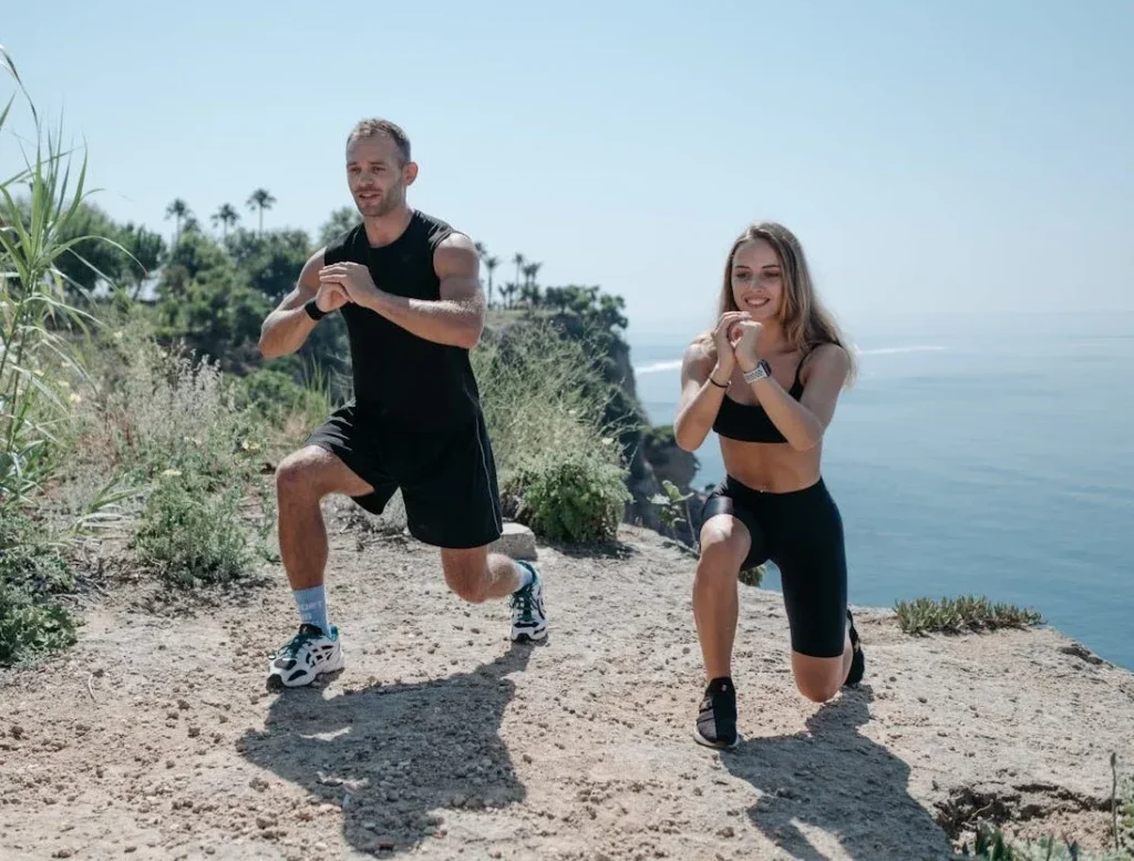 Functional Fitness for Everyday Life: 5 Essential Moves to Supercharge Your Health 5 a fit couple doing lunges