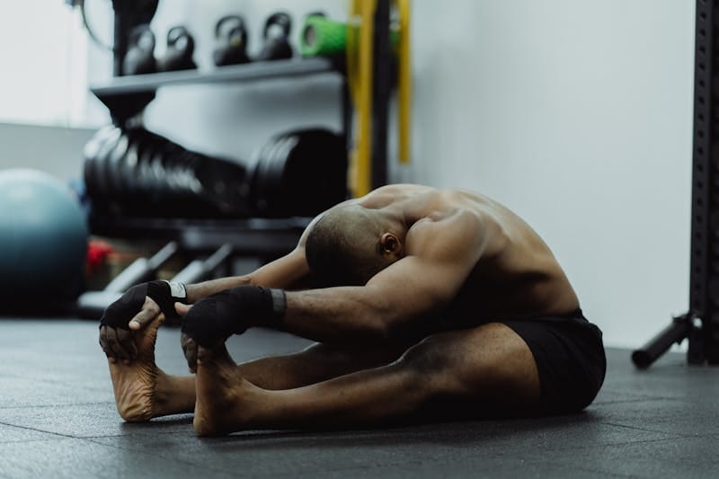 Functional Fitness for Everyday Life: 5 Essential Moves to Supercharge Your Health 8 man demonstrating cool down stretch