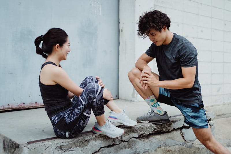 Transform Your Fitness: Quick 15-Minute Home Workouts for Busy People 6 a couple relaxing after a workout