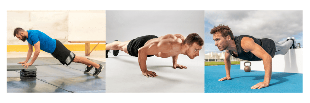 The Ultimate Calisthenics FAQ: Everything You Need to Know About Bodyweight Training 2 3 tier pushup image 13 tier pushup image 2