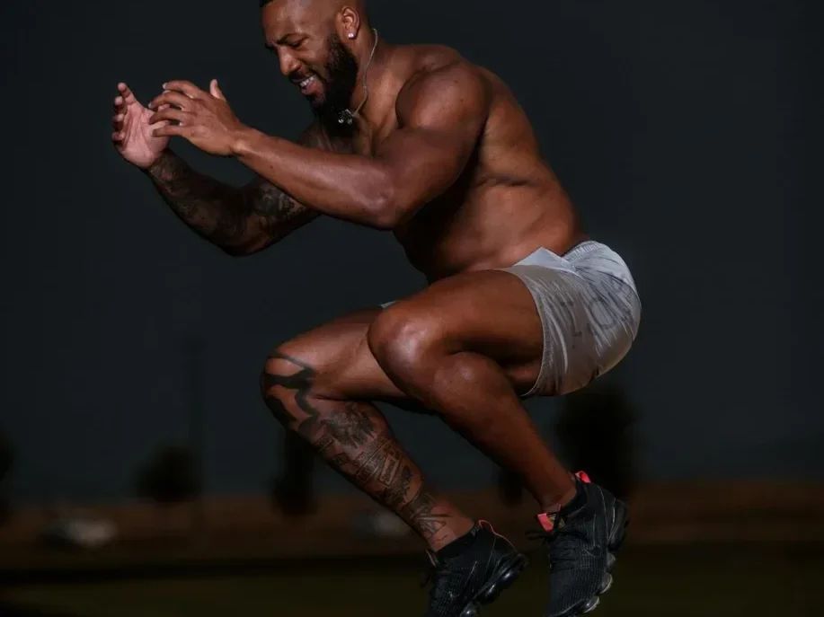 Bodyweight Exercises: 7 Incredible Workouts to Transform Your Fitness 8 man in air jumping mid burpee