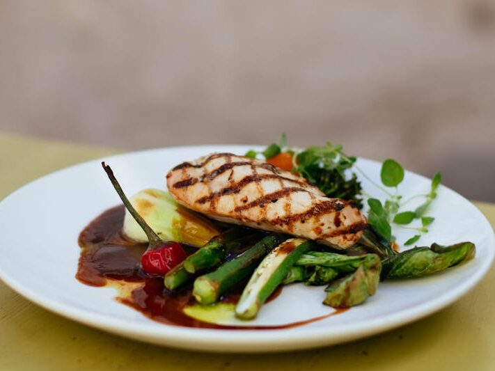 Rapid Fat Loss: 7 Powerful Fitness Hacks 4 a plate of healthy food