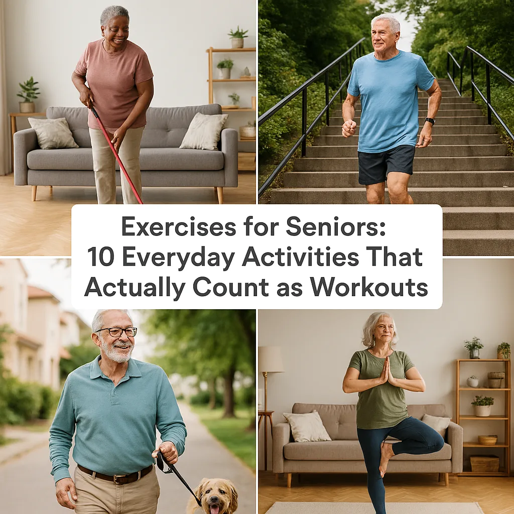Read more about the article Exercises for Seniors: 10 Surprisingly Effective Everyday Activities That Count as Workouts